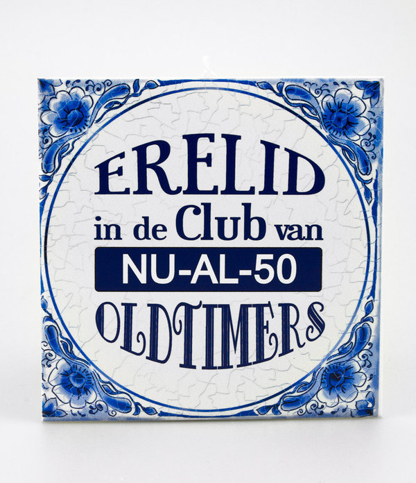 Tegel Delfts Blauw - 50 jaar
