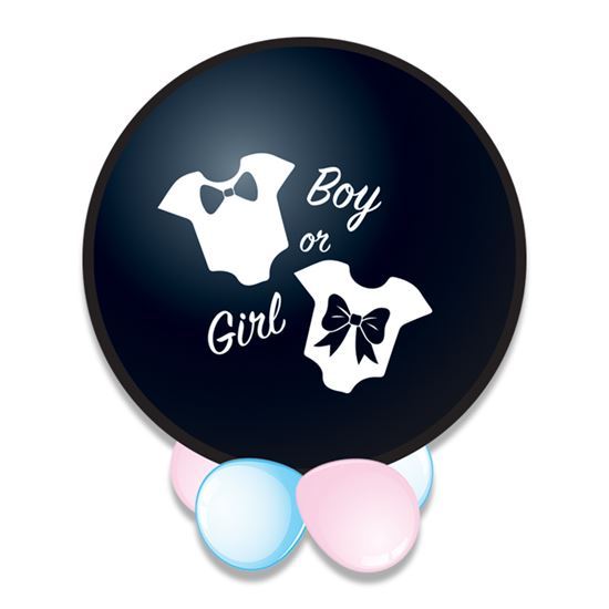 It's a girl confetti ballon (Ø61cm)