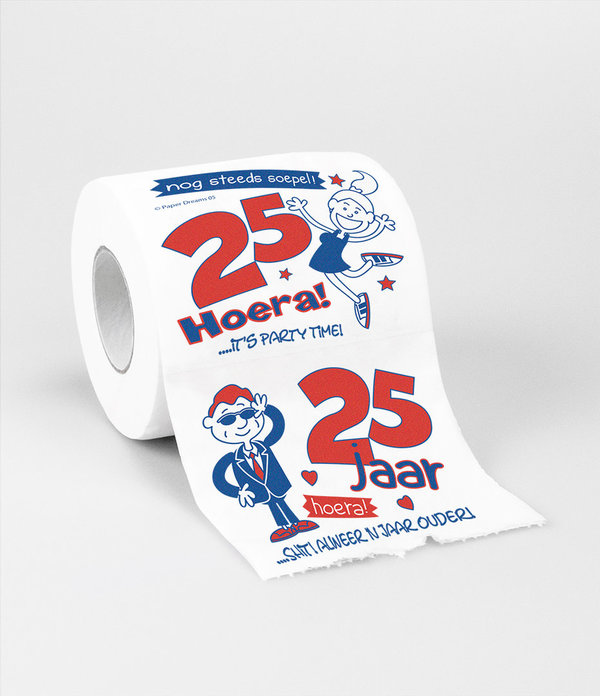 Toiletpapier 25 jaar