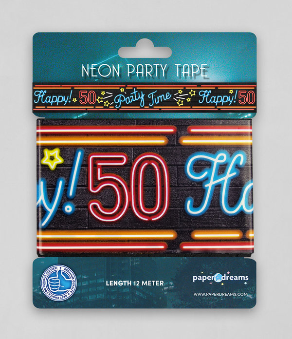 Neon party tape - 50