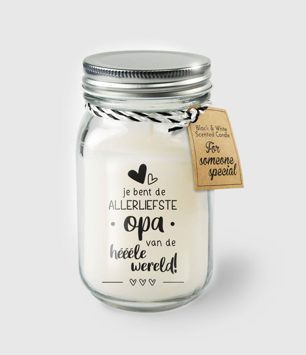 Black & White scented candles - Opa