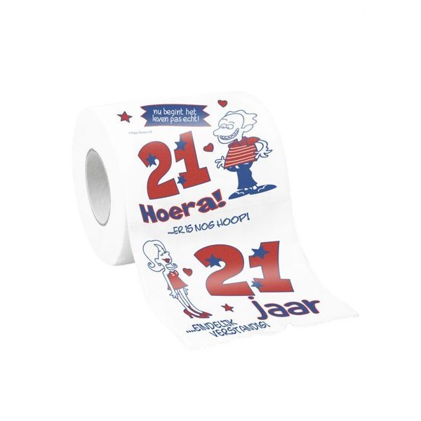 Toiletpapier 21 jaar
